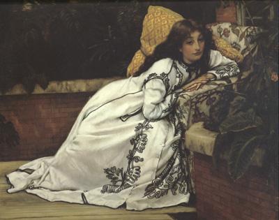 James Tissot Jeunes Femmes Regardant Des Objets Japonais (Young Ladies Looking At Japanese Objects) (nn01)